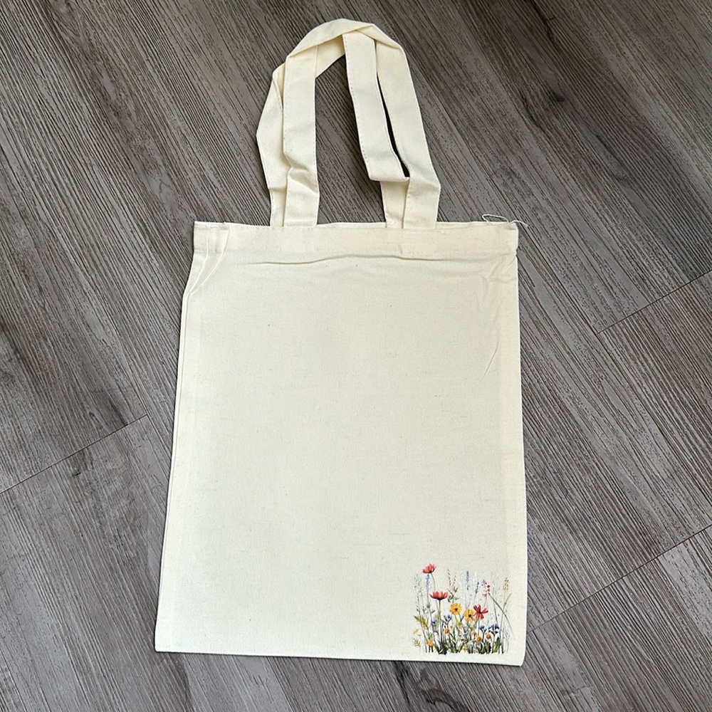 Floral Book Bag